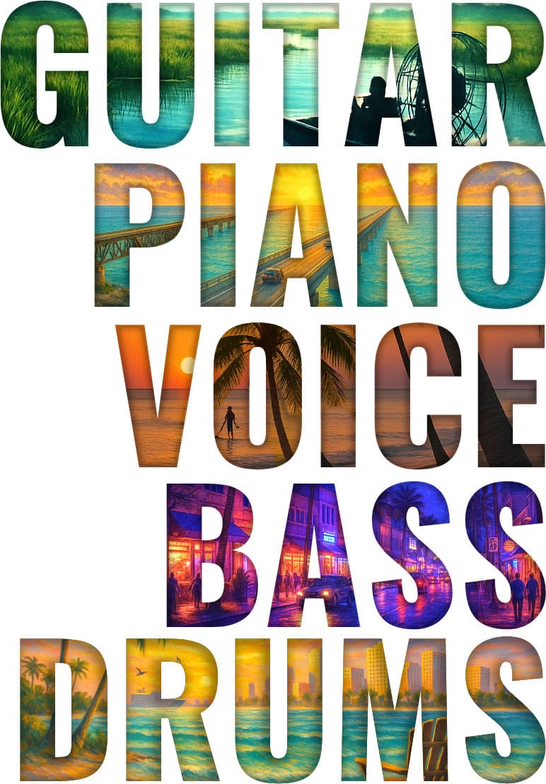 Floating isolated graphic